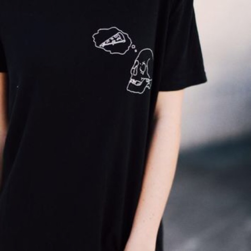 Brandy Melville Nikola Pizza Forever Tee